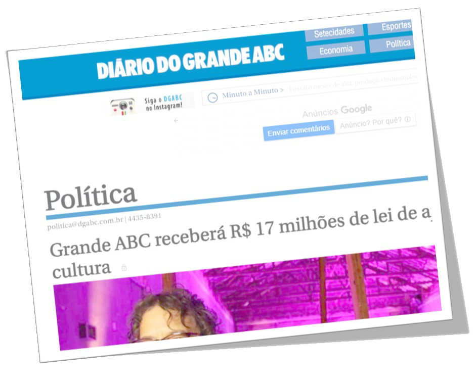 Publicação no Diário do Grande ABC